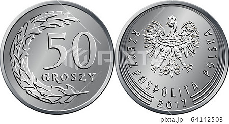 Polish Money fifty groszy coin Polish Money fifty groszy coin 64142503