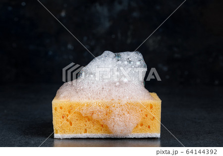 Sponge for washing dishes with foam Sponge for washing dishes with foam 64144392