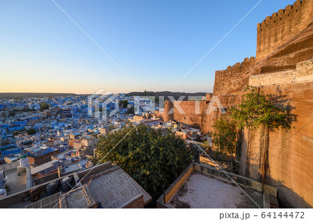 The Blue City in, Jodhpur, Rajasthan state, India The Blue City in, Jodhpur, Rajasthan state, India 64144472