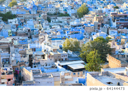 The Blue City in, Jodhpur, Rajasthan state, India The Blue City in, Jodhpur, Rajasthan state, India 64144473