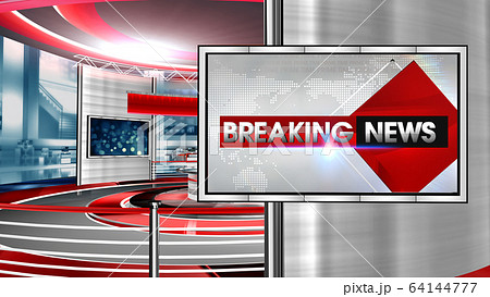 Breaking news background is perfect for any... - Stock Illustration  [64144777] - PIXTA