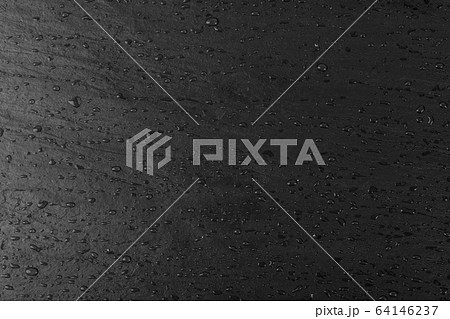 Wet Black Slate Stone, Food Slate, Slab Surface, 64146237