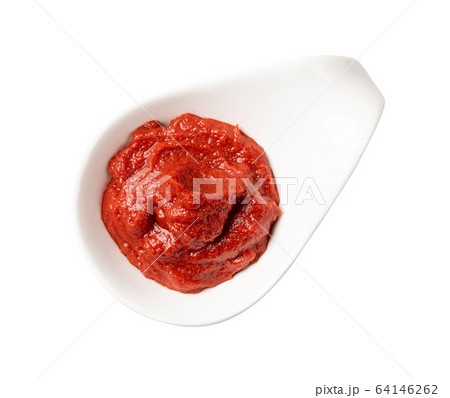 Ketchup Splash or Tomato Sauce Blob Isolated 64146262