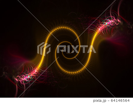 Colorful ornament double spiral effect abstract Colorful ornament double spiral effect abstract 64146564