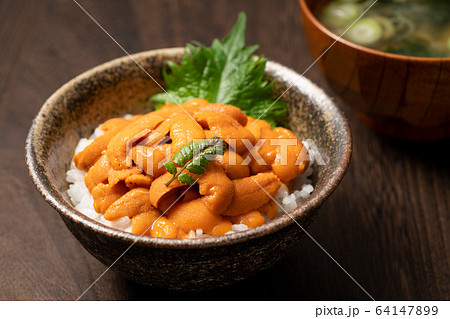 ウニ丼 64147899
