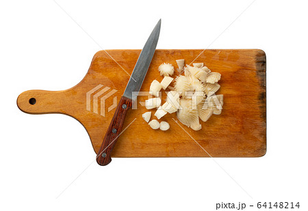 Raw Fresh Oyster Mushrooms, Pleurotus or Abalone 64148214
