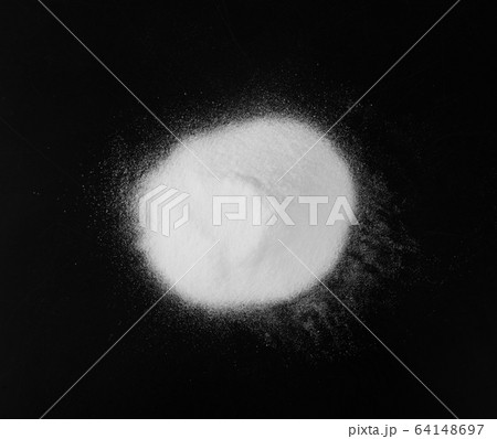 White Powder of Baking Soda, Clay or Bentonite 64148697