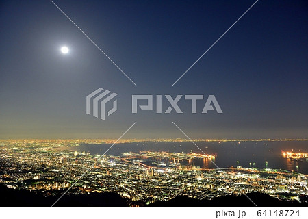 摩耶山からの夜景 摩耶山からの夜景 64148724