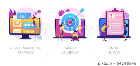 Marketing research vector concept metaphors 64148848