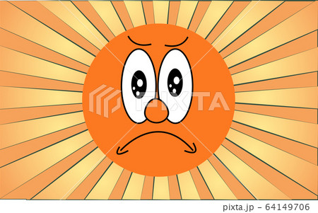 Emotional orange round angry sad face emoji Emotional orange round angry sad face emoji 64149706