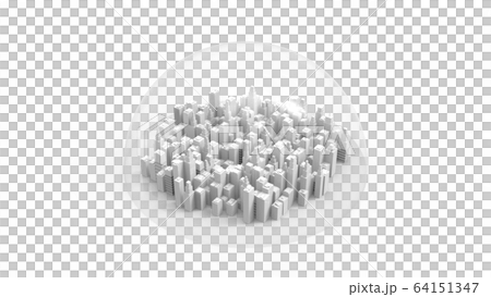 城市封鎖圓頂城市形象CG 16：9 64151347