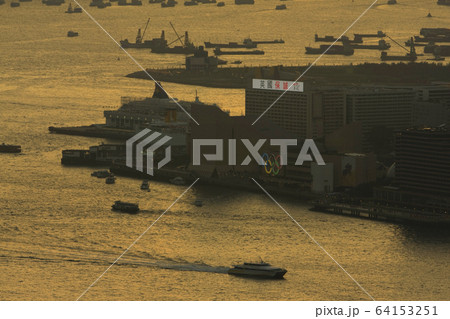 23 June 2008 a kowloon side with twilight sky at 23 June 2008 a kowloon side with twilight sky at 64153251