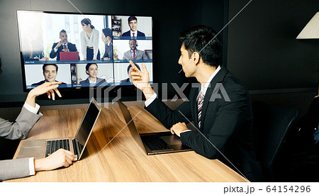 テレビ会議 テレビ会議 64154296