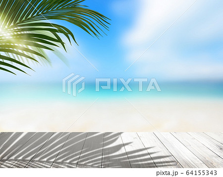 背景-ビーチ-イメージ 64155343