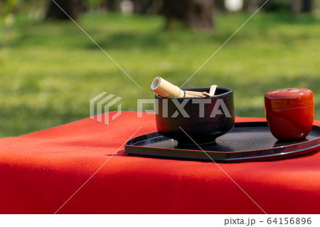 【イメージ画像】屋外茶会 野点 春の茶会 【イメージ画像】屋外茶会 野点 春の茶会 64156896