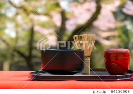【イメージ画像】屋外茶会 野点 春の茶会 【イメージ画像】屋外茶会 野点 春の茶会 64156908