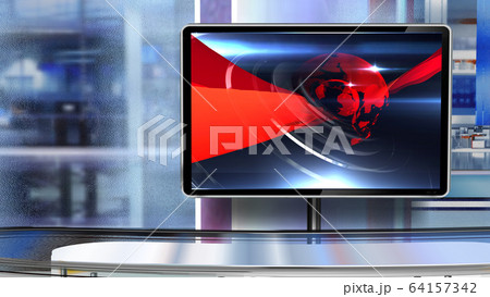 3D rendering background is perfect for any type of news or information presentation. The background features a stylish and clean layout  64157342