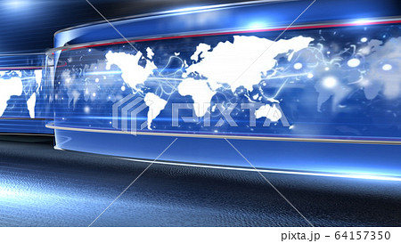 3D rendering background is perfect for any type of news or information presentation. The background features a stylish and clean layout  64157350