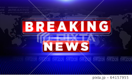 Breaking news background is perfect for any type of news or information presentation. The background features a stylish and clean layout  64157955
