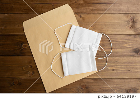 布マスク 2枚 封筒 布マスク 2枚 封筒 64159197