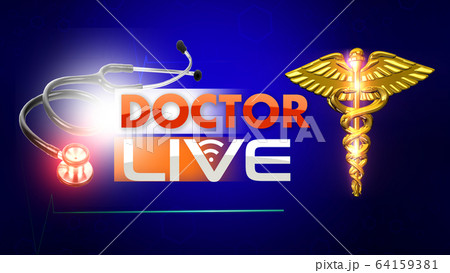 doctor background is perfect for any type of news or information presentation. The background features a stylish and clean layout  64159381