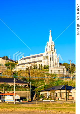 馬込教会の朝景色　【長崎市】 64163657