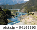 長良川と長良川鉄道の鉄橋2 64166393
