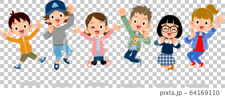 孩子們跳 64169110