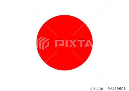 日本の国旗 のイラスト素材