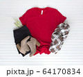 Christmas Red tee mockup - cold weather fall 64170834