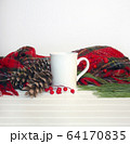 Christmas mug mockup - blank area for adding 64170835