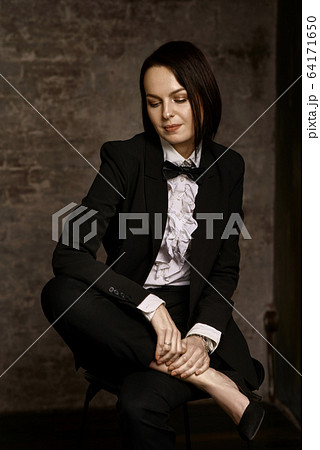Girl photosession in unisex syle Girl photosession in unisex syle 64171650