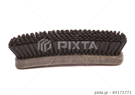 clothes cleaning brush isolated on white 64172771