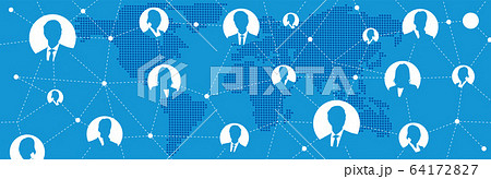 Social networking service global Vector 64172827