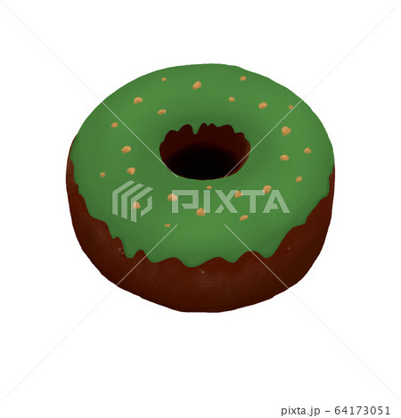抹茶チョコドーナツ ナッツ 抹茶チョコドーナツ ナッツ 64173051