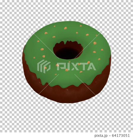 抹茶チョコドーナツ ナッツ 抹茶チョコドーナツ ナッツ 64173051
