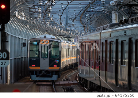 阪神なんば線 九条駅 阪神9000系 阪神なんば線 九条駅 阪神9000系 64175550