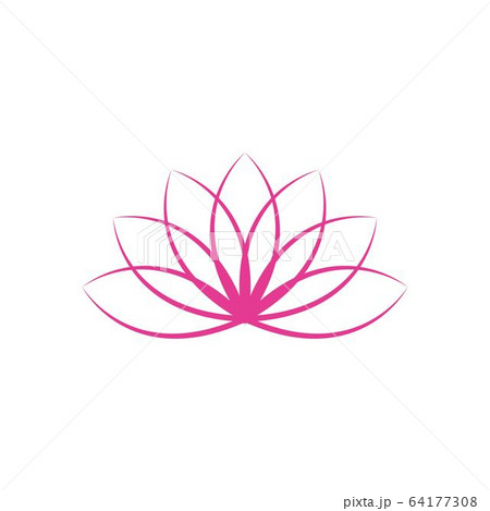 beauty lotus flower vector icon beauty lotus flower vector icon 64177308
