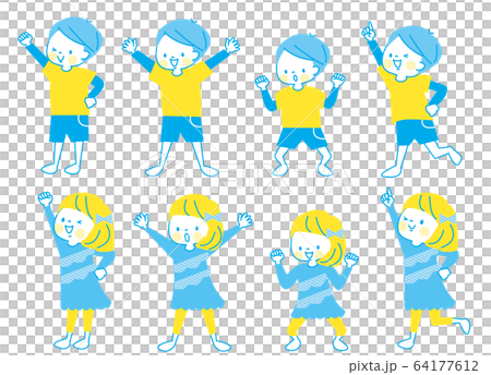 子供　男の子　女の子　体操　リトミック　セット　 64177612