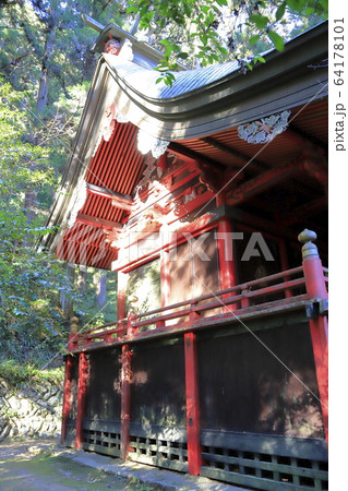 花園神社の拝殿　茨城県北茨城市　　 64178101