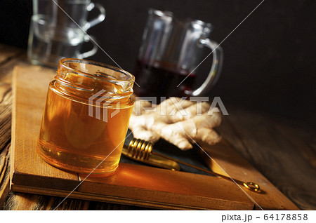 honey with ginger honey with ginger 64178858