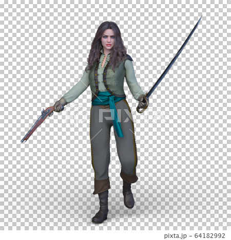 女戦士 64182992