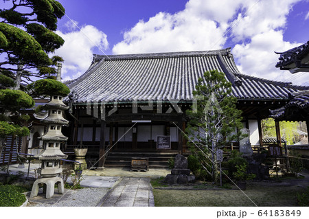 城下町龍野　如来寺　本堂　兵庫県たつの市 64183849