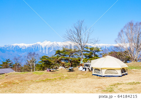 陣馬形山キャンプ場（春） 64184215