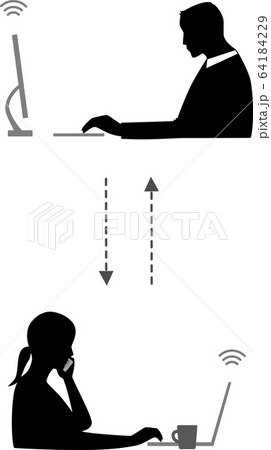 Telework Stock Illustration