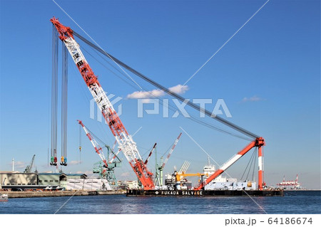 起重機船　富士 64186674