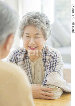 Happy senior life concept. Healthy activities in daily life of senior couple 139 64188173