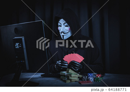 Cyber protection and security concept. Internet hacked computer server, database, network storage, firewall, social network account. 045 64188771