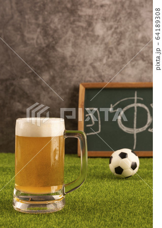 Close up of different glasses and bottles. drinking culture concept photo 045 64189308