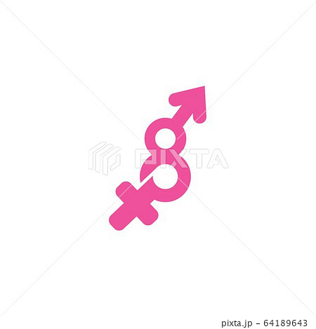 Gender illustrationTemplate vector icon Gender illustrationTemplate vector icon 64189643